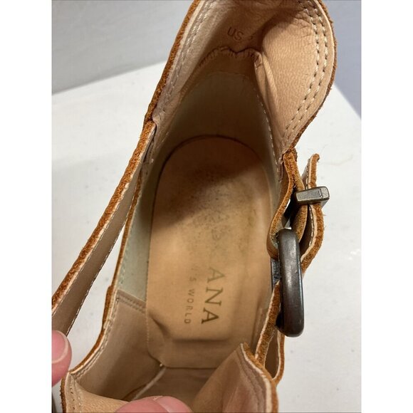 Lascana Leather cut out heeled Booties Ankle US 8 Made‎ in Italy western BOHO 39 - Picture 5 of 9